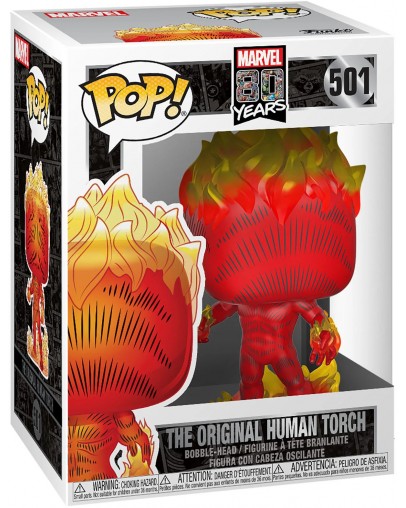 Funko Pop Marvel 80th Anniversary Human Torch