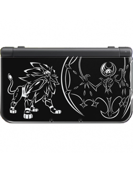 Obnovljen Nintendo NEW 3DS XL Pokemon Solgaleo Lunala Black Edition + microSD 128GB + Luma3DS + 2 leti garancije