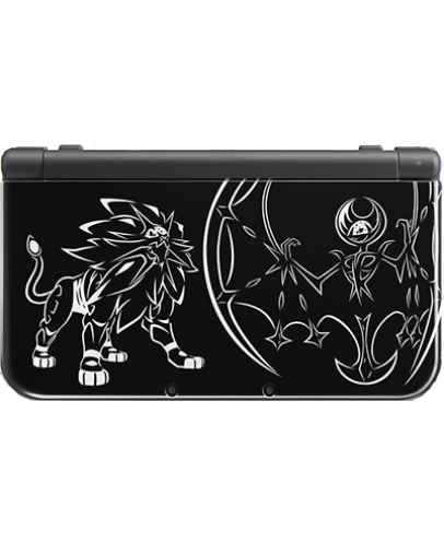 Obnovljen Nintendo NEW 3DS XL Pokemon Solgaleo Lunala Black Edition + microSD 128GB + Luma3DS + 2 leti garancije